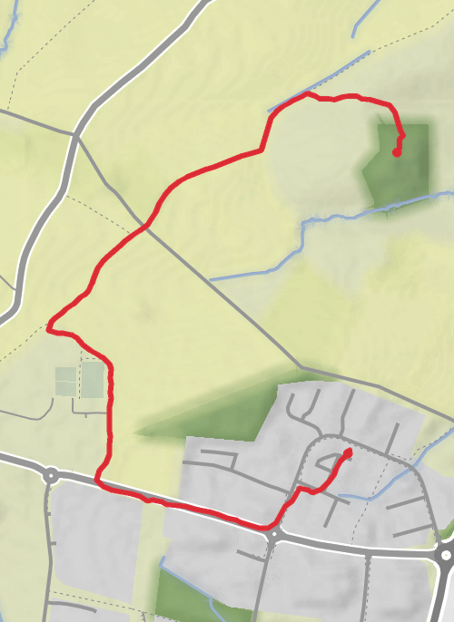 Park farm to fox covert mobile static map