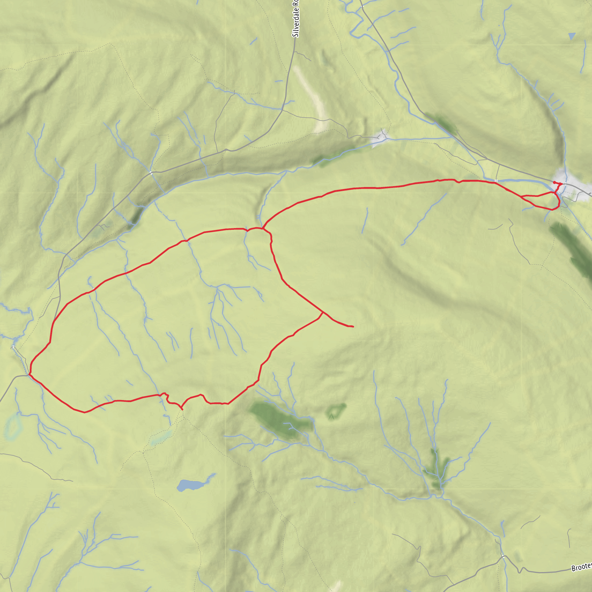 Hike from Litton via Dawson Close mobile static map