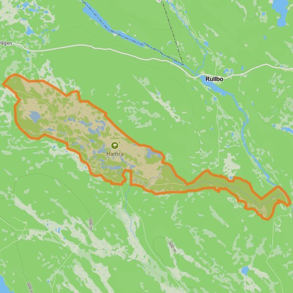 Hamra National Park mobile static map