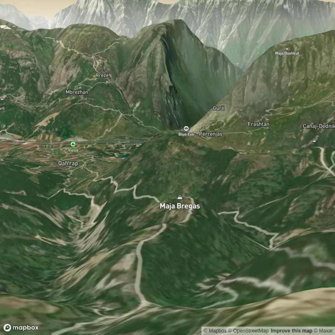 An image depicting the trail Dishnice - Sept. 7 and its surrounding area.
