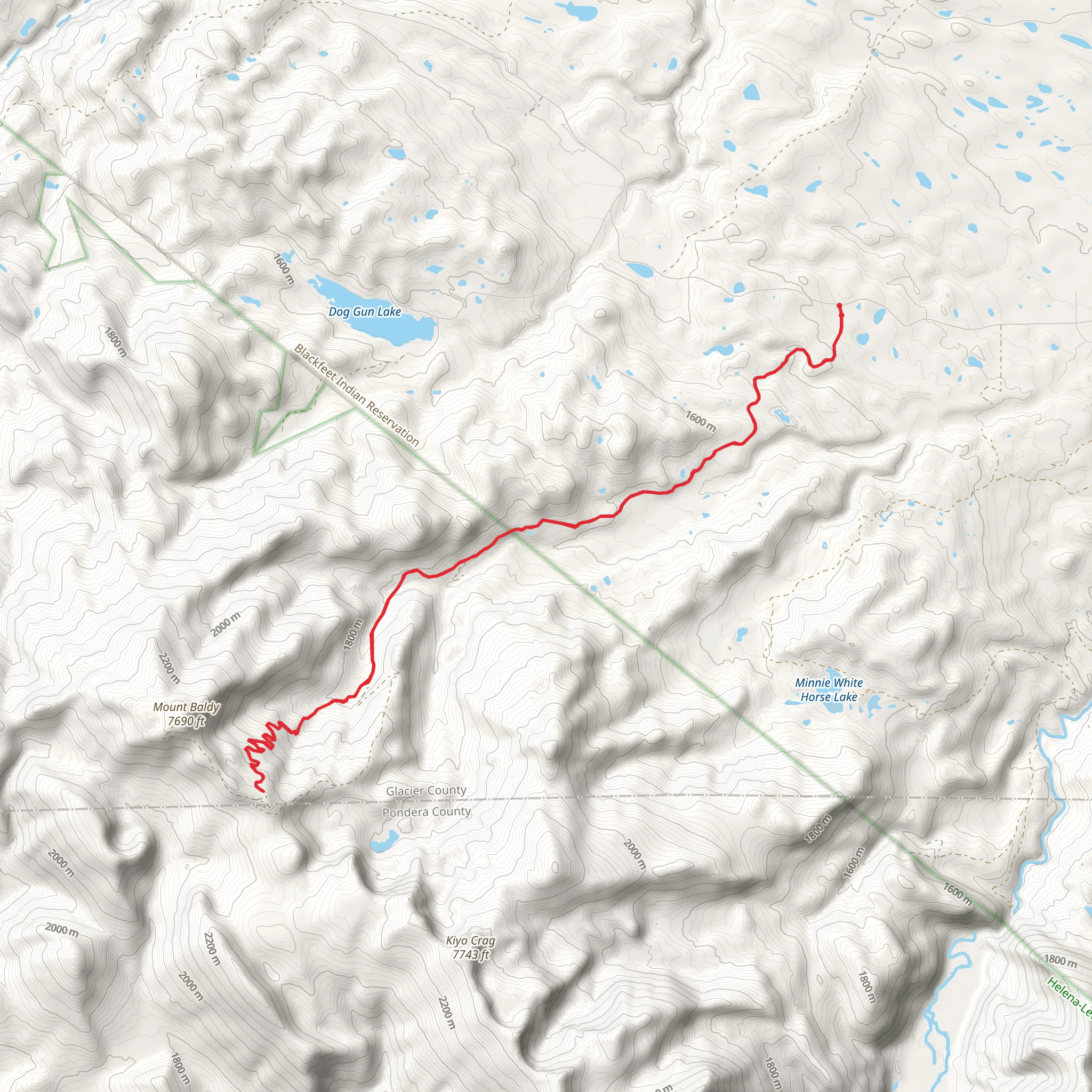 Palookaville Trail mobile static map