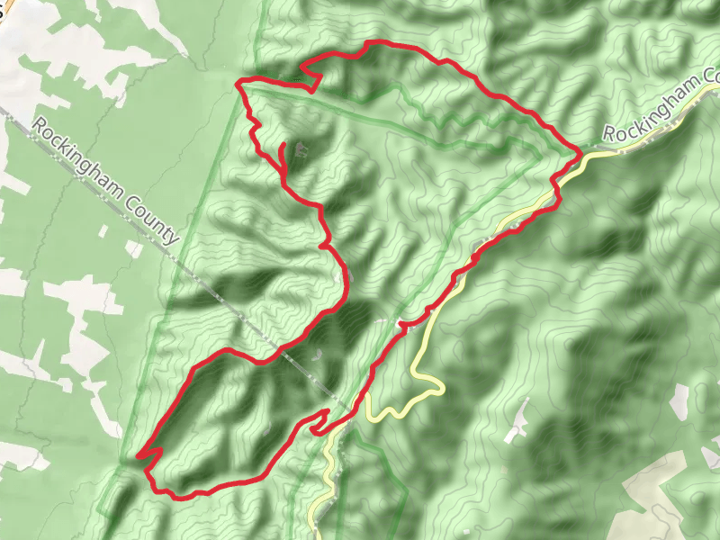 Appalachian, Austin Mountain, Furnace Mountain, Trayfoot Mountain and Paine Run Loop Trail