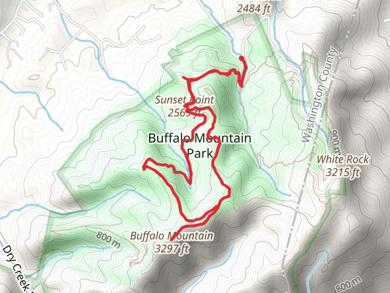 Huckleberry Knob and Buffalo Mountain Loop Trail