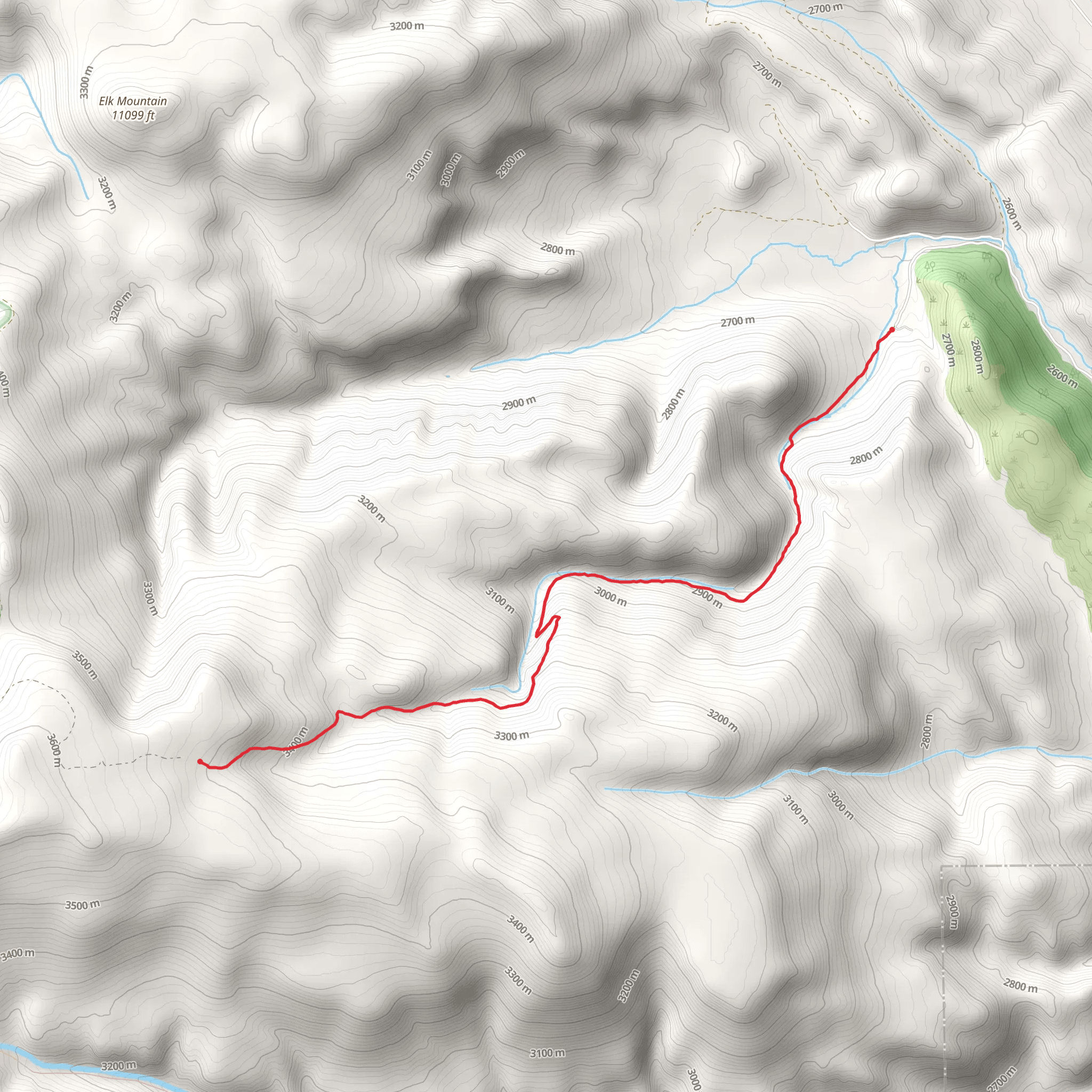 Raspberry Trail mobile static map