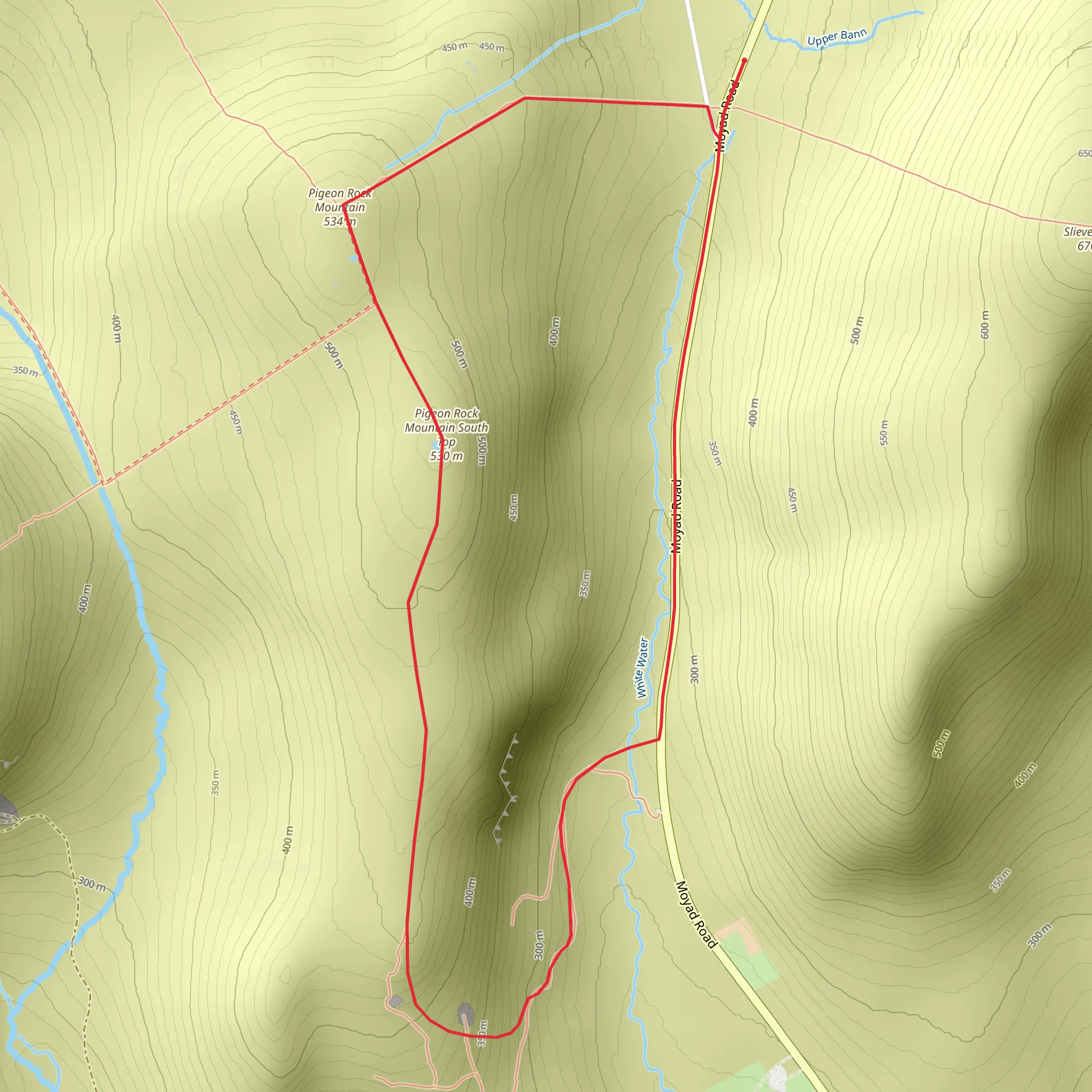 Pigeon Rock Loop Walk mobile static map