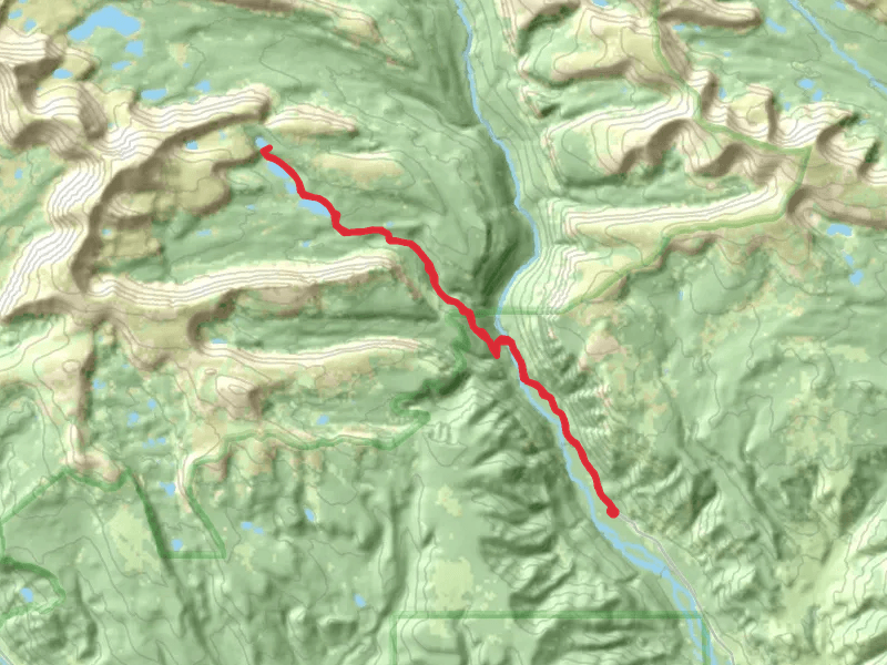 Chain Lakes via Uinta River Trail