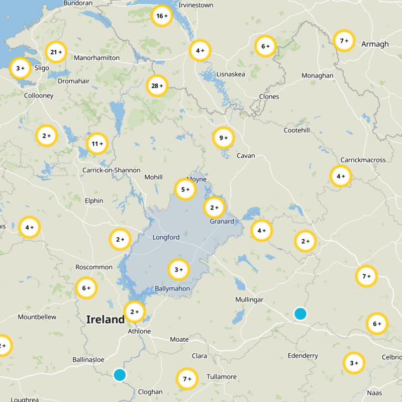 County Longford Static Map