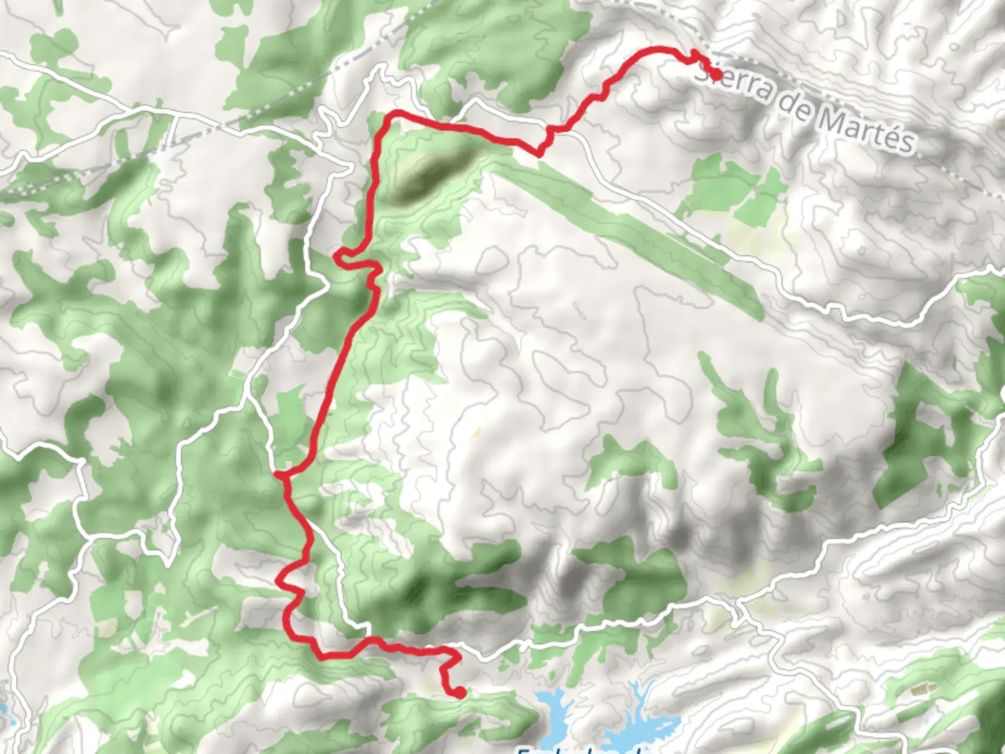 An image depicting the trail Route of the Villages PR CV 249 and its surrounding area.