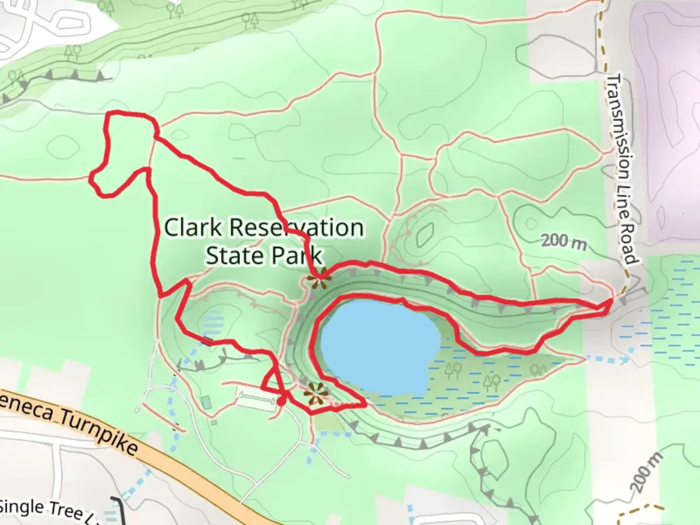 An image depicting the trail Glacier Lake and Dry Lake Loop Trail and its surrounding area.