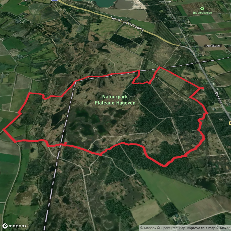 Natuurpark Plateaux - Hageven and Uitkijkpost via Tweelandenpad and Hagevenpad