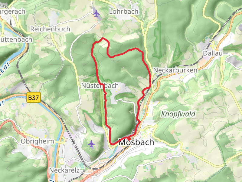 Hasbach Weg and Oberer Faerbersaeckerweg