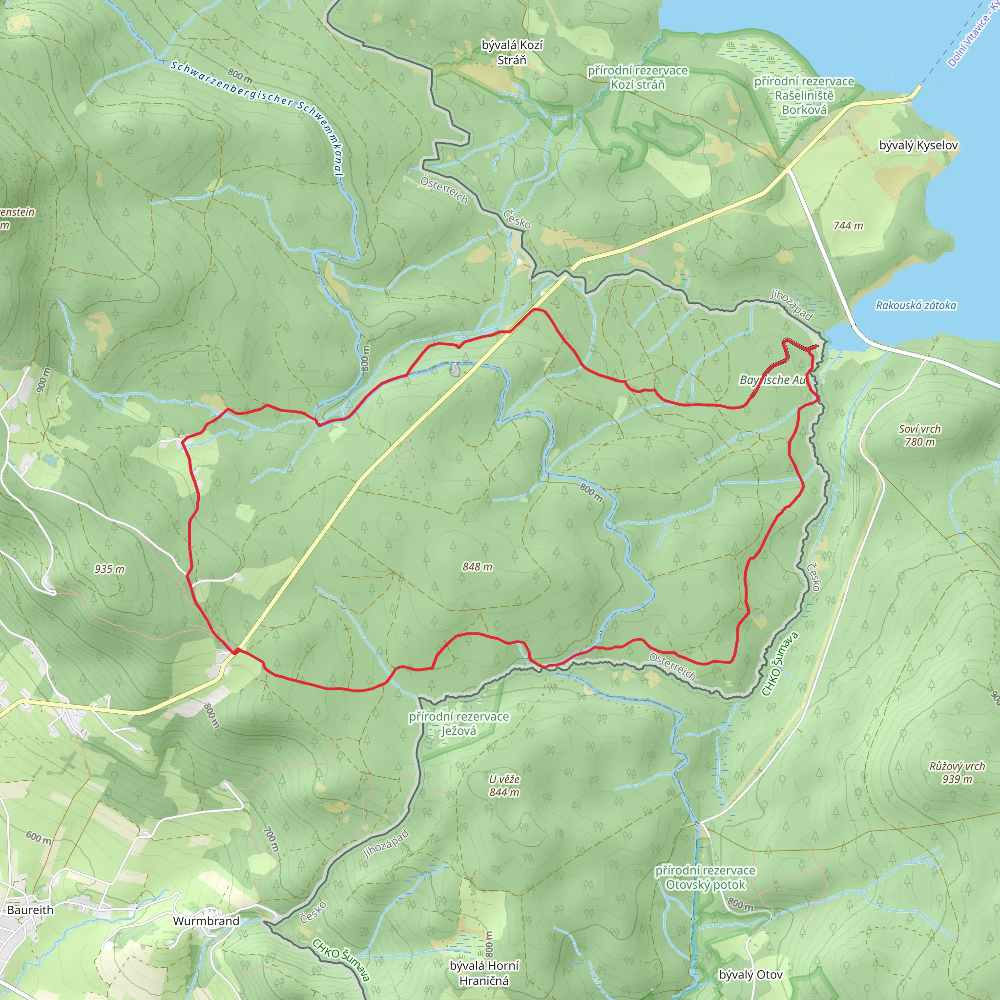 Schwemmkanal - Bayrische Au Loop mobile static map