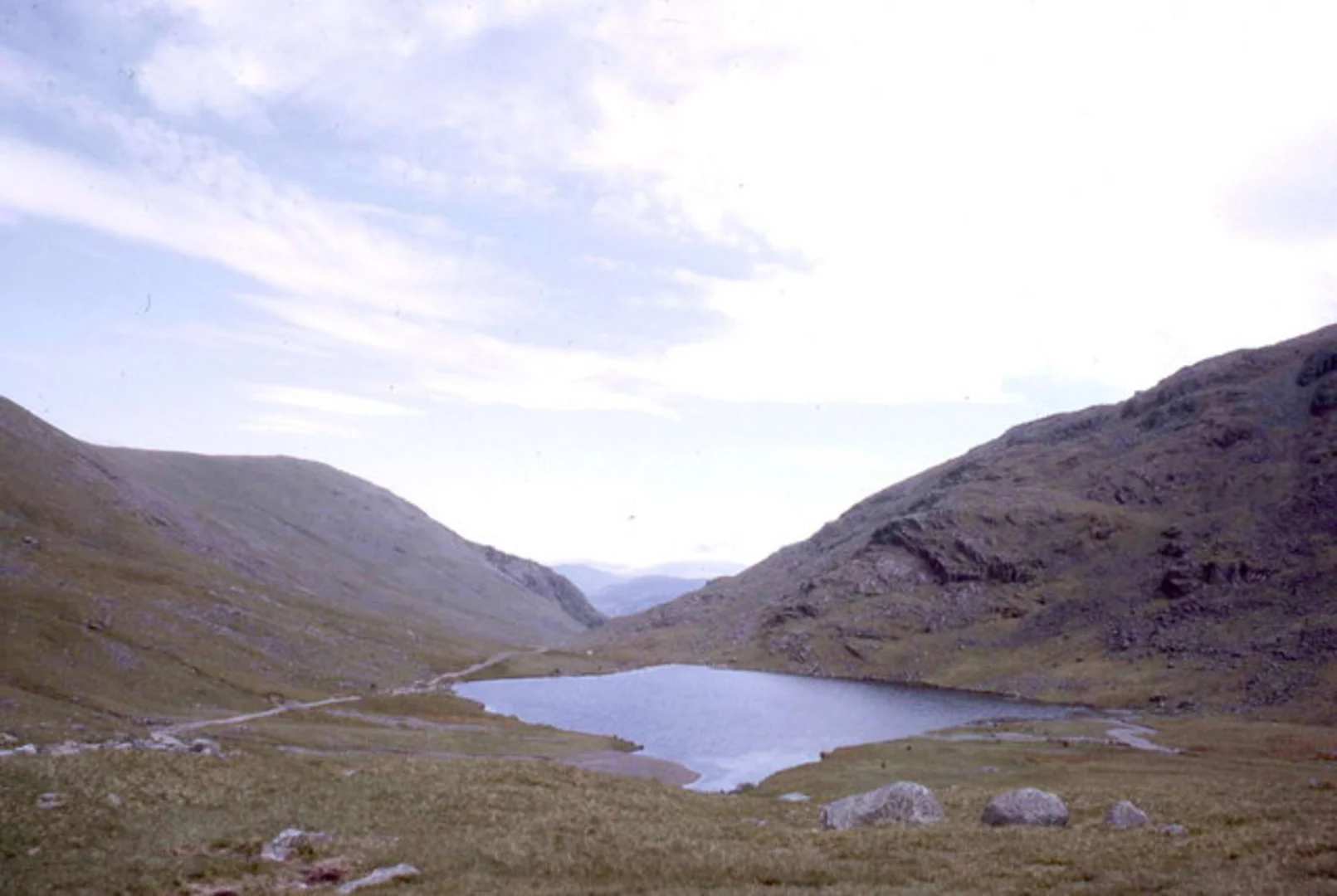An image depicting the trail Base Brown, Styhead Tarn and Great Gable Loop and its surrounding area.