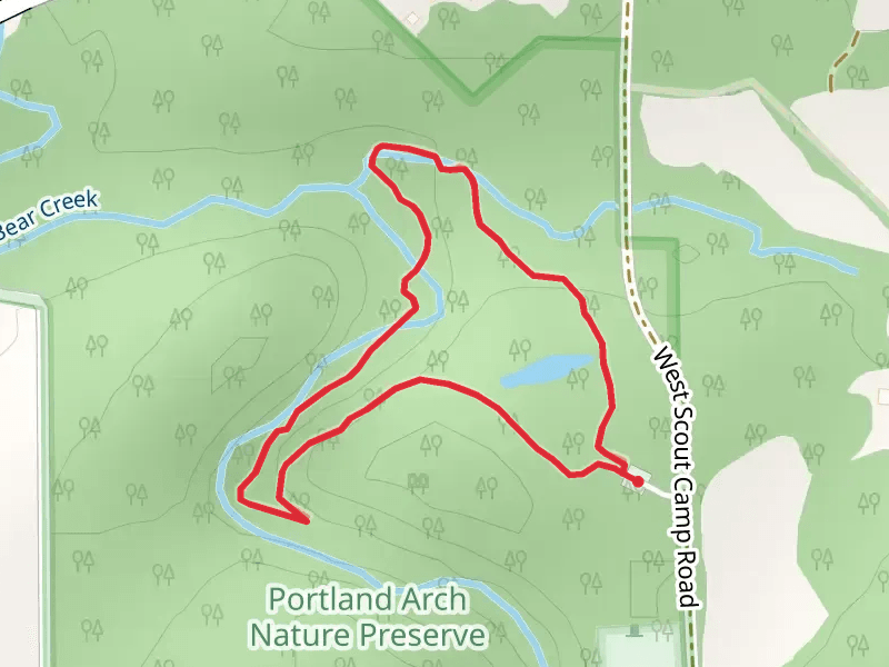 West Scout Camp Road Loop
