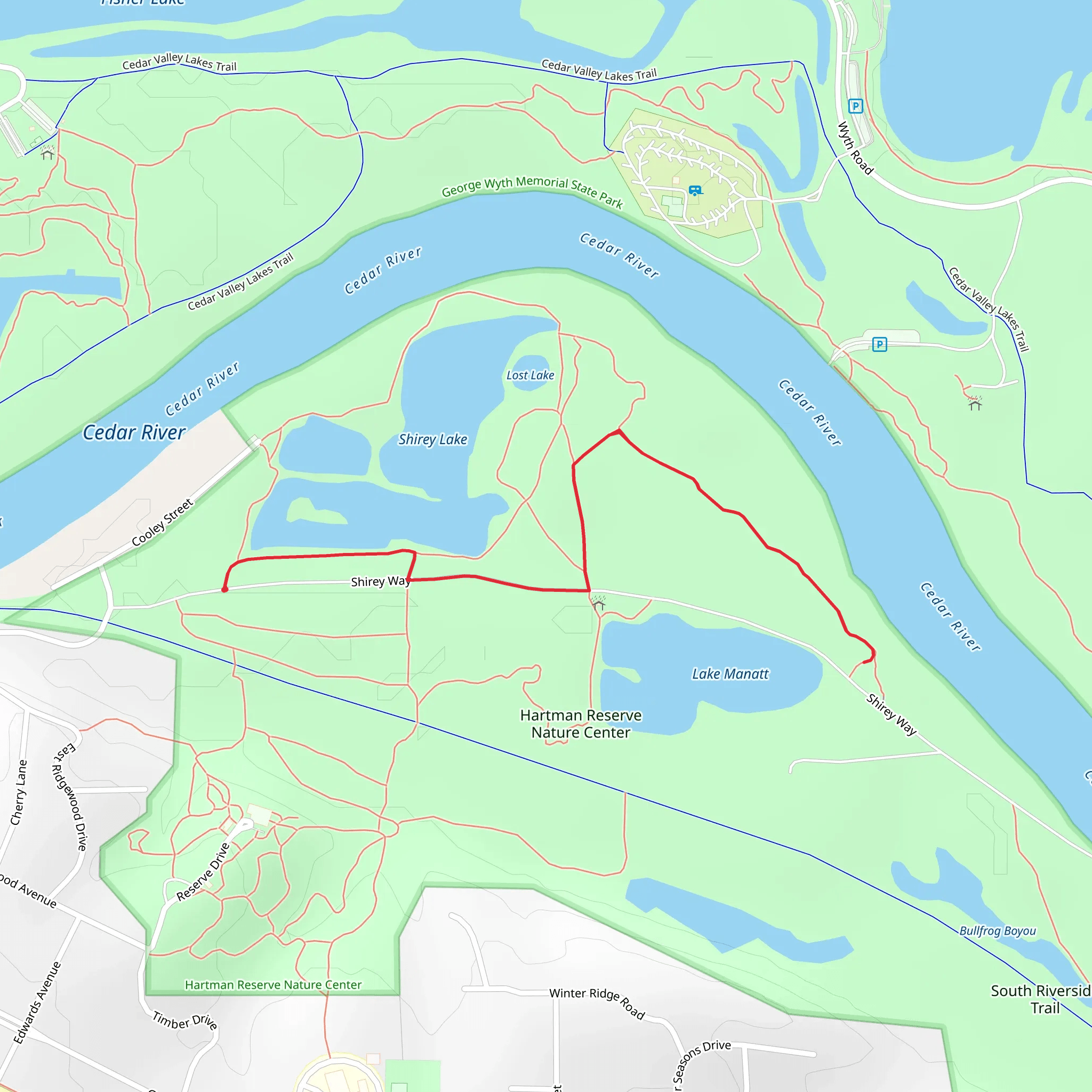 Shirey Way mobile static map