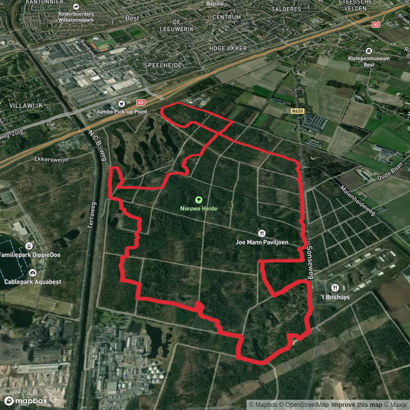 Nieuwe Heide, Openluchttheater and Langven Loop