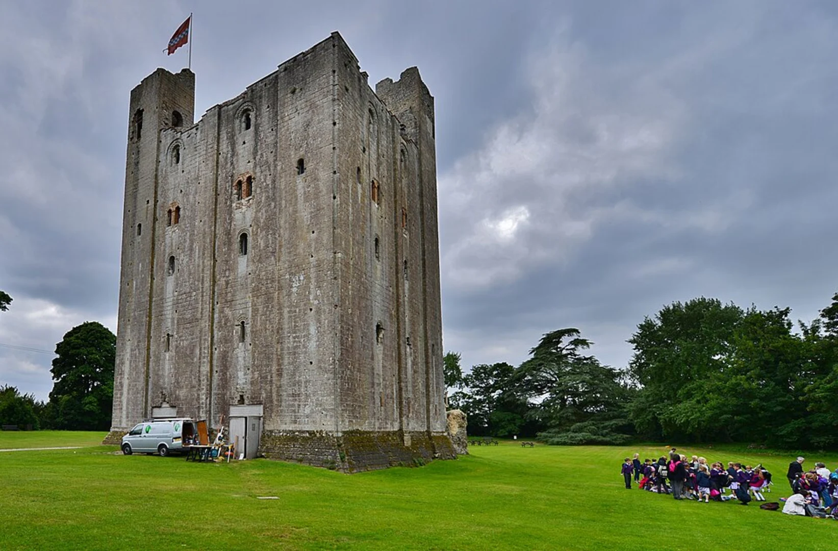 An image depicting the trail Deer Park and Castle Hedingham Loop and its surrounding area.