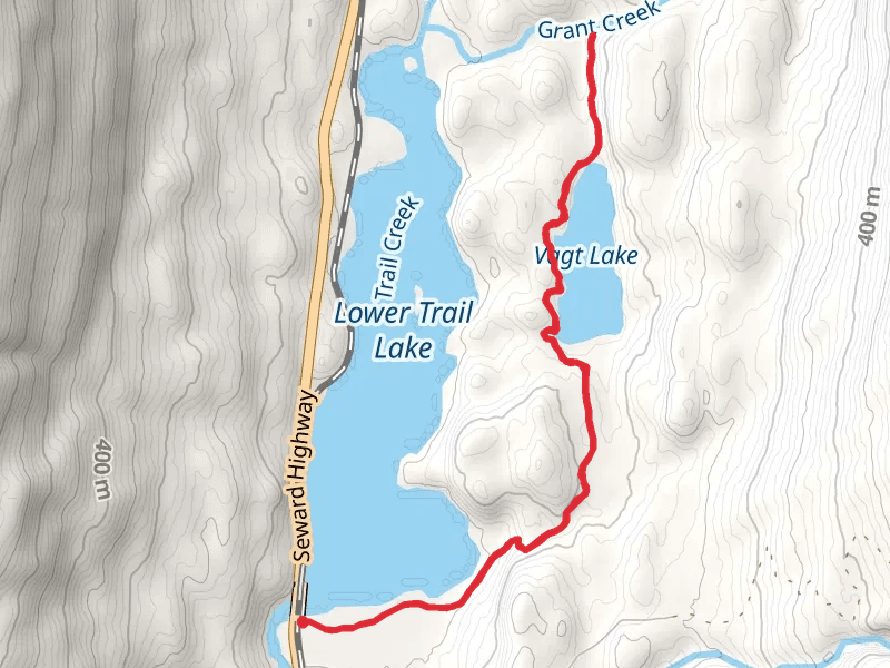 Vagt Lake and Moose Pass Trail