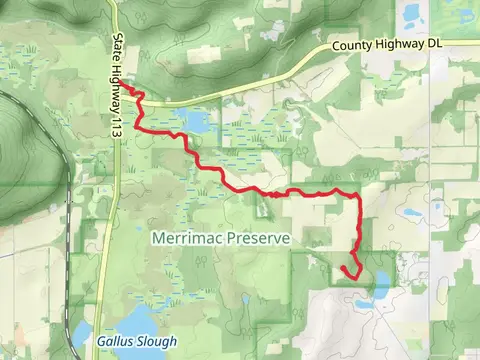 Ice Age Trail from Marsh Road