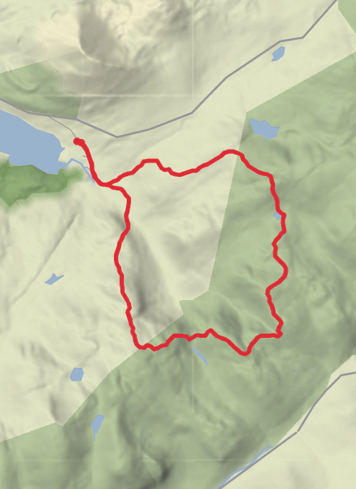 County Donegal Hiking mobile static map
