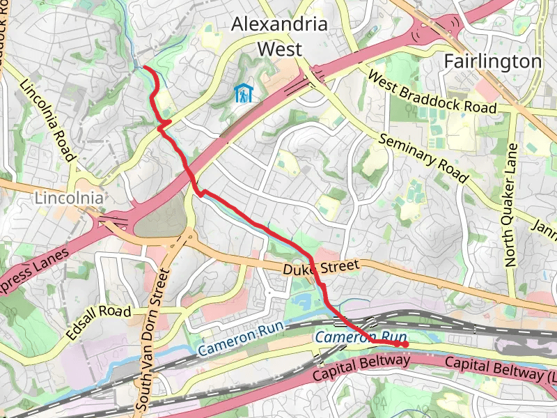 Holmes Run Park Trail
