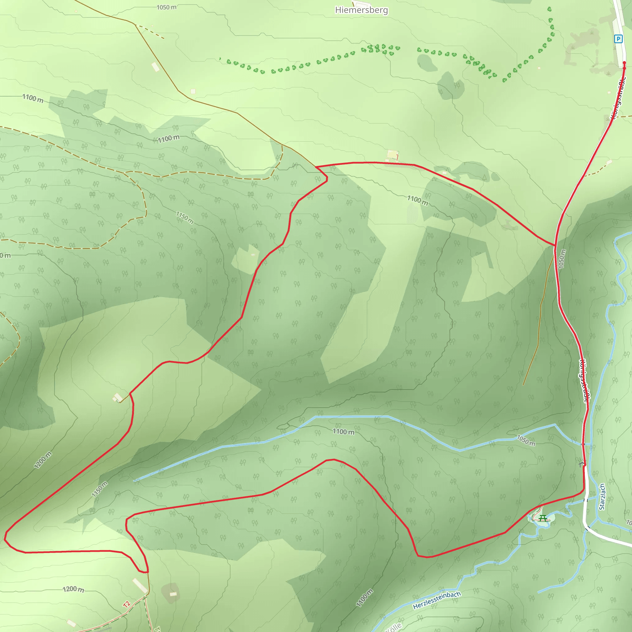 Kimmerle Loop mobile static map