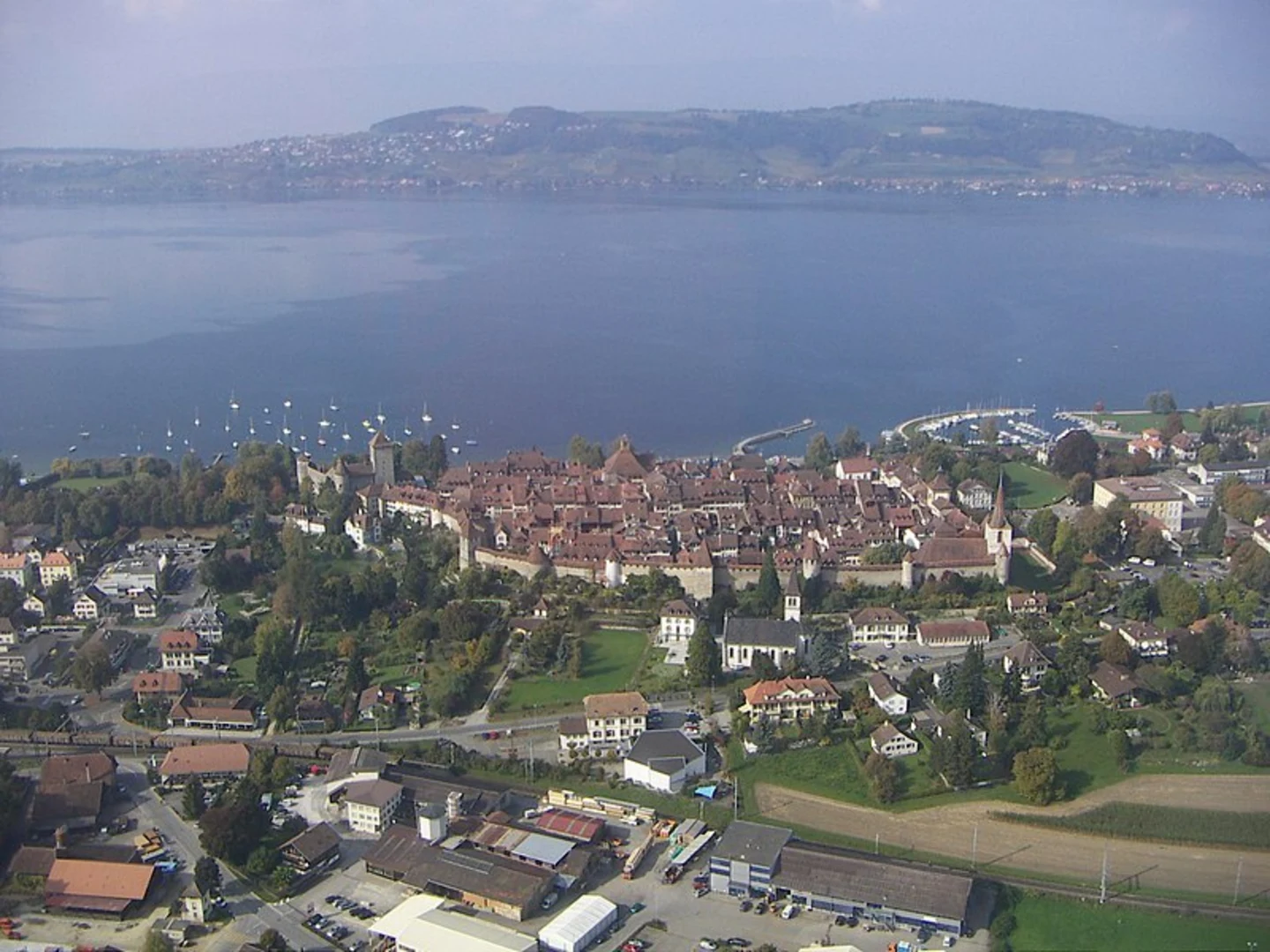 An image depicting the trail Historic Murten and the Beaver Trail and its surrounding area.