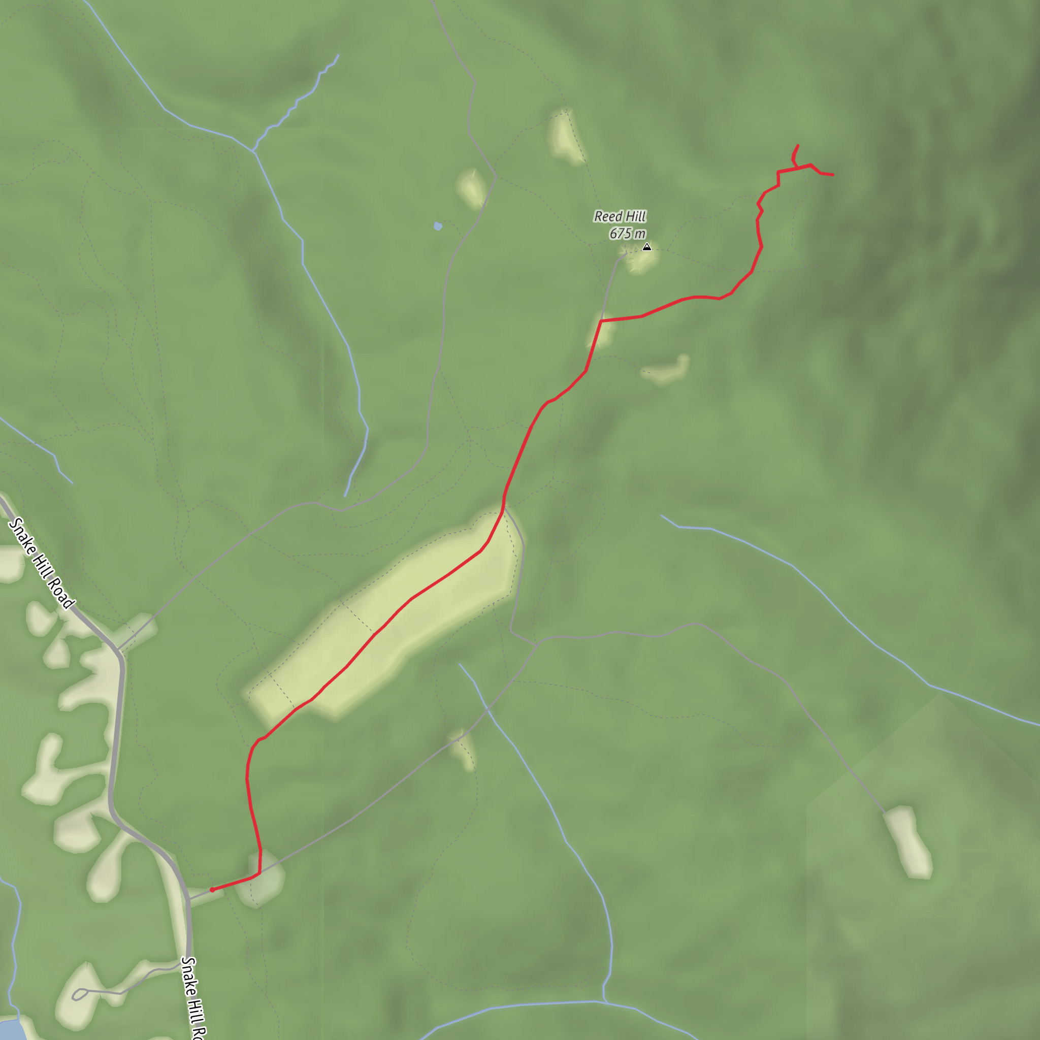 Cheat View Hike Trail mobile static map