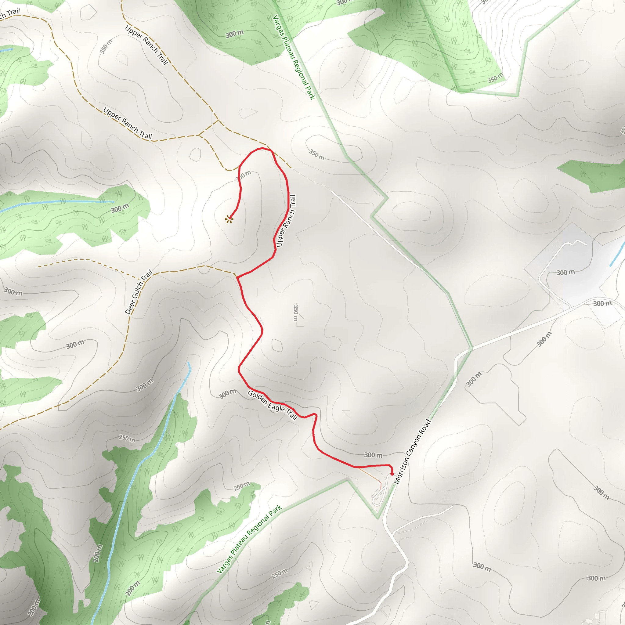Upper Ranch Trail mobile static map