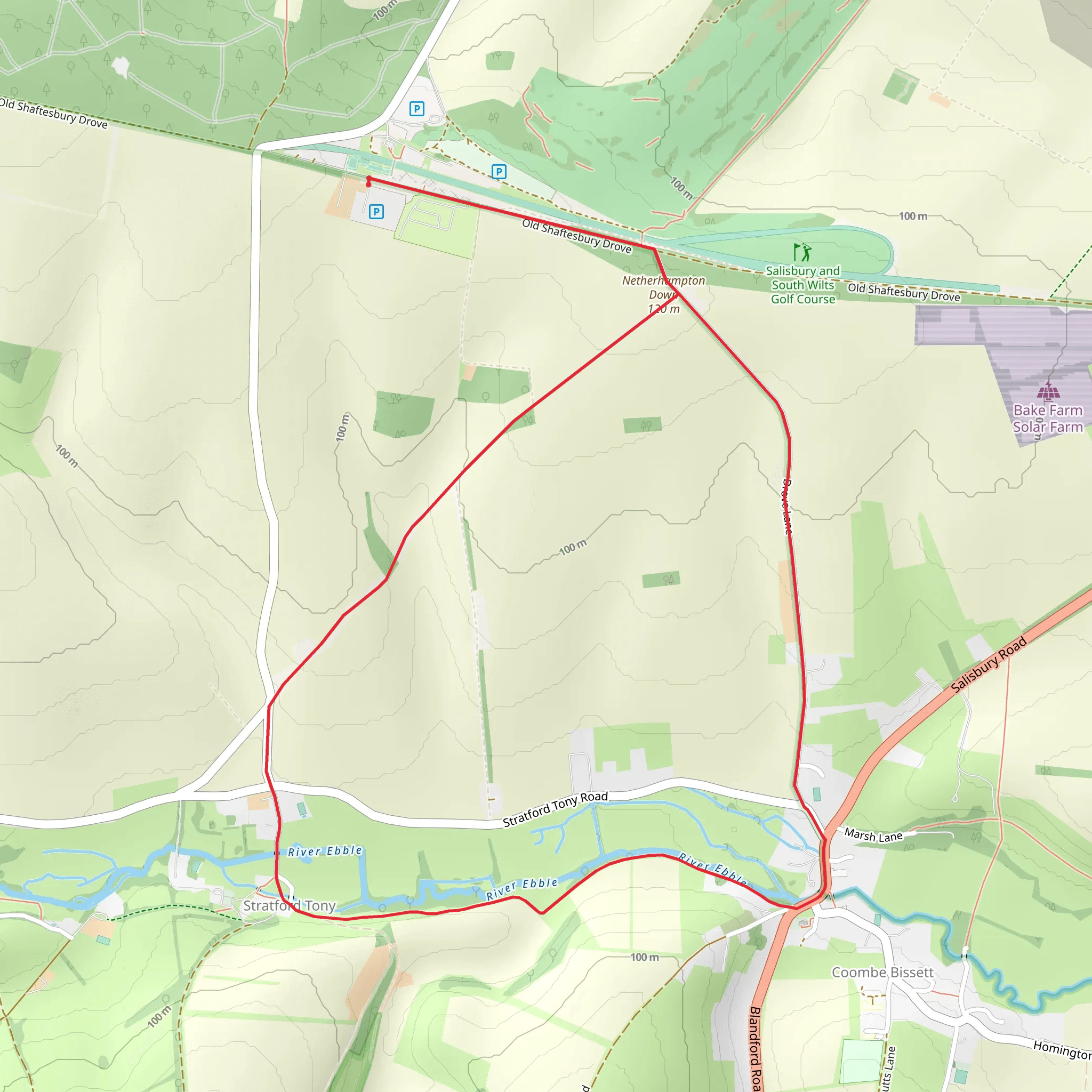 Stratford Tony Loop mobile static map