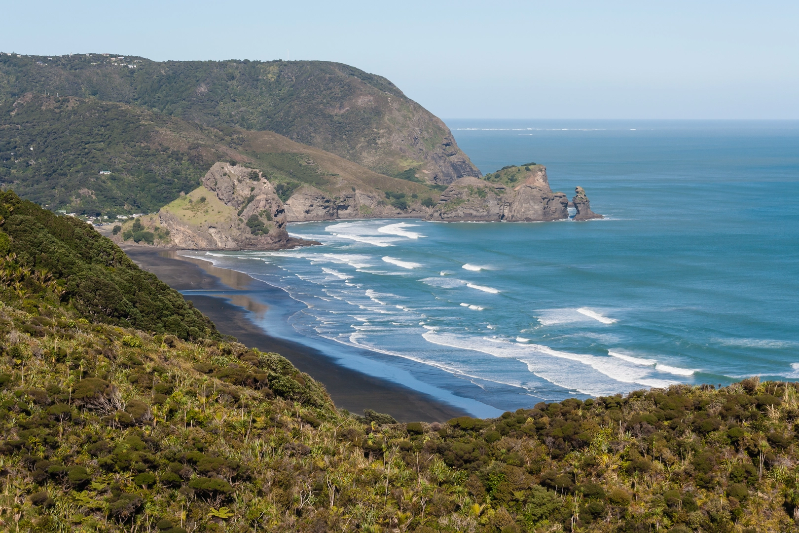 An image depicting the trail Tasman Lookout Track and its surrounding area.