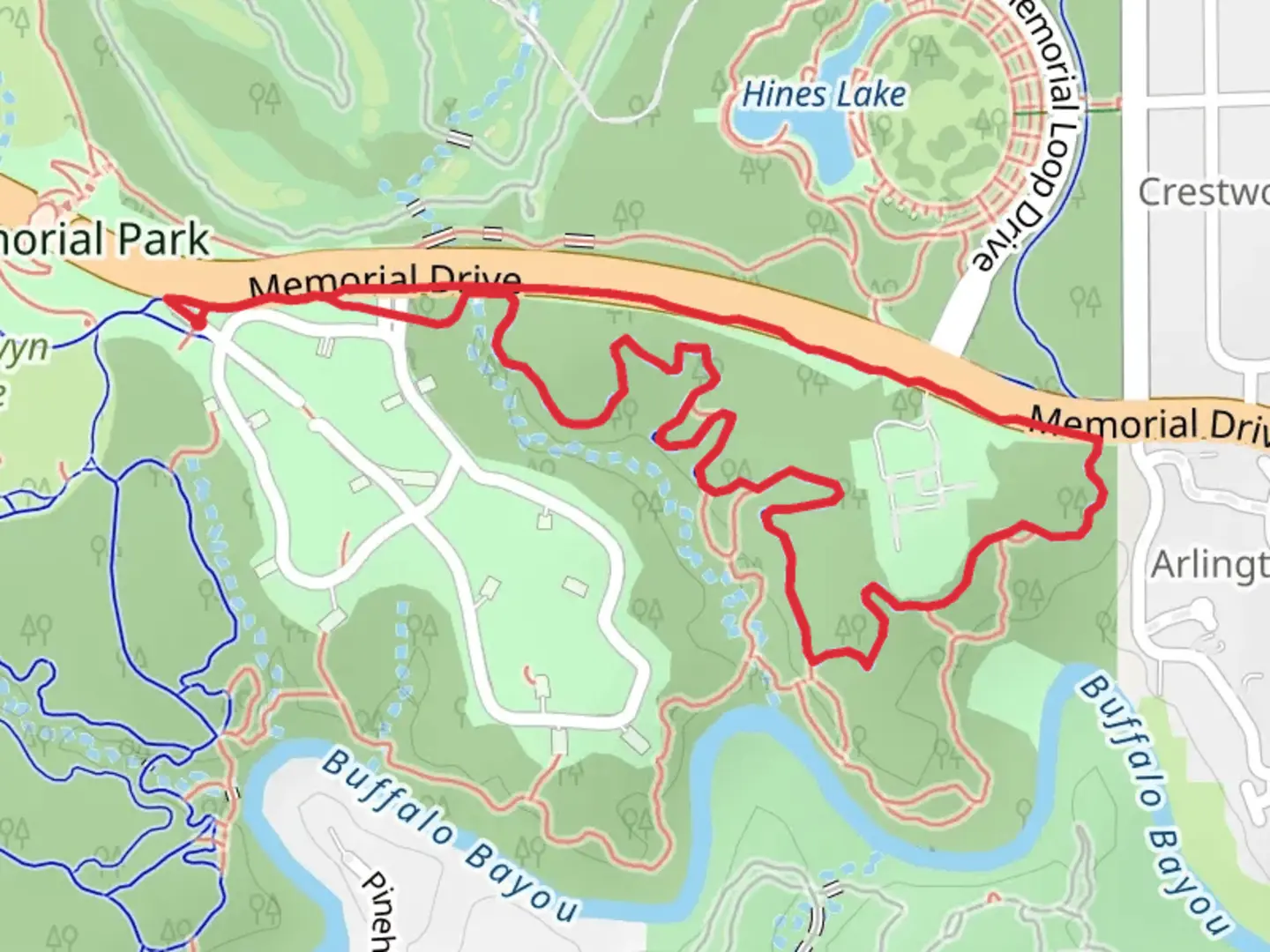 Green Ridge Loop Trail | Harris County | Texas