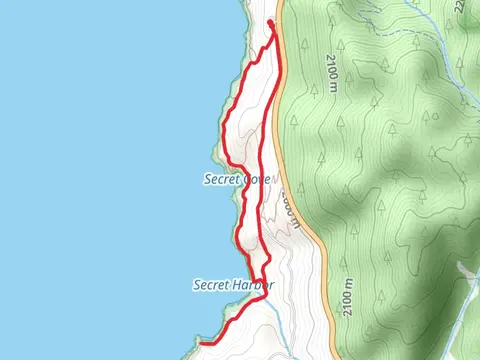 Loop beside Secret Harbour and Secret Cove