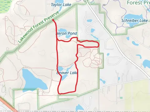 Heron Pond, Beaver Lake and Acorn Lake Loop