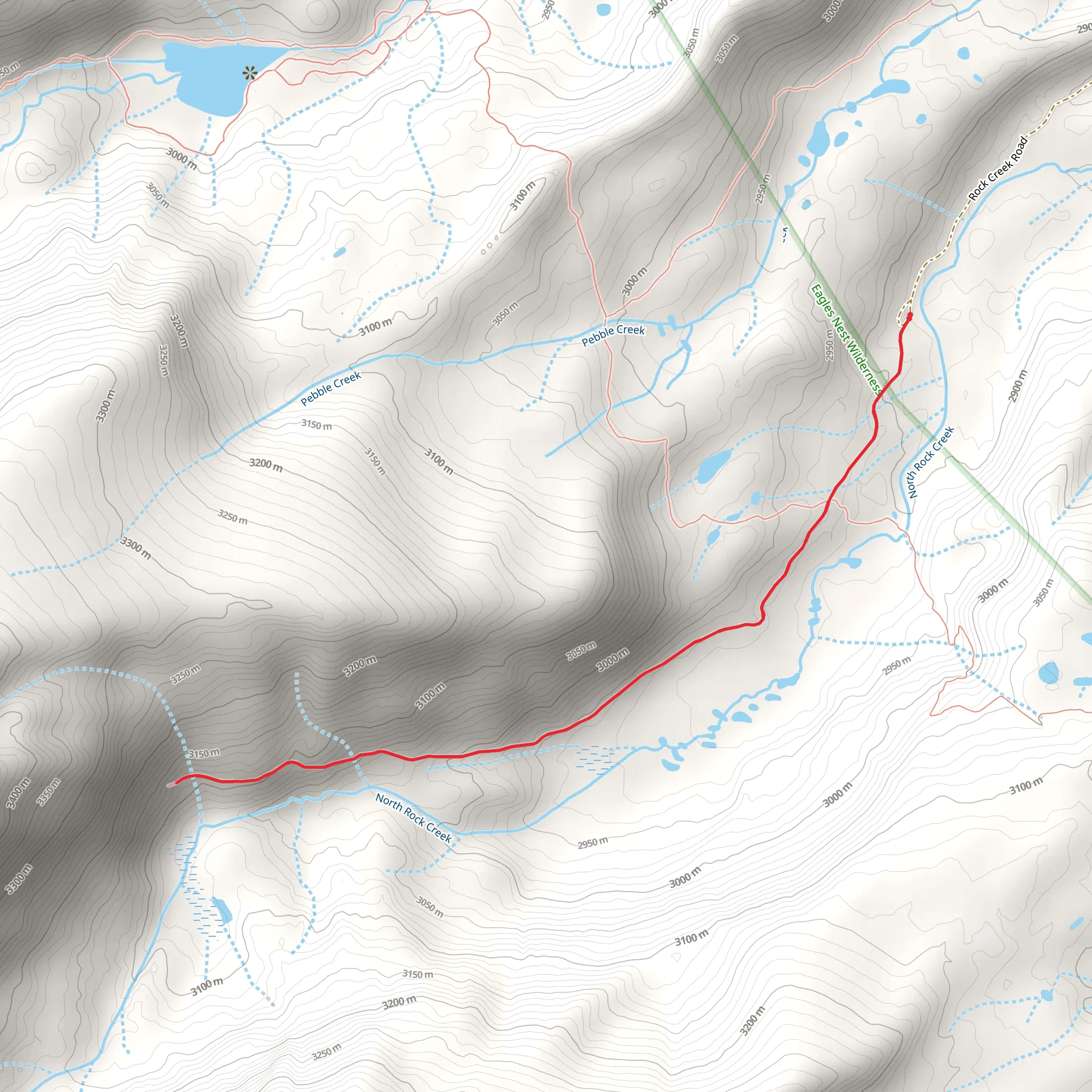 Rock Creek Short Trail mobile static map