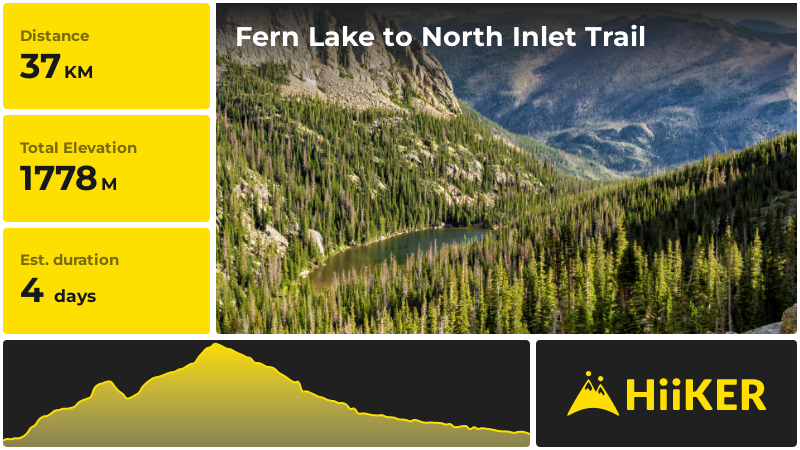 Fern Lake to North Inlet Trail | Larimer County | Colorado