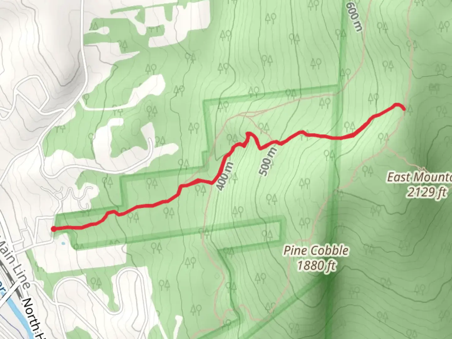 An image depicting the trail Class of '98 Trail and its surrounding area.