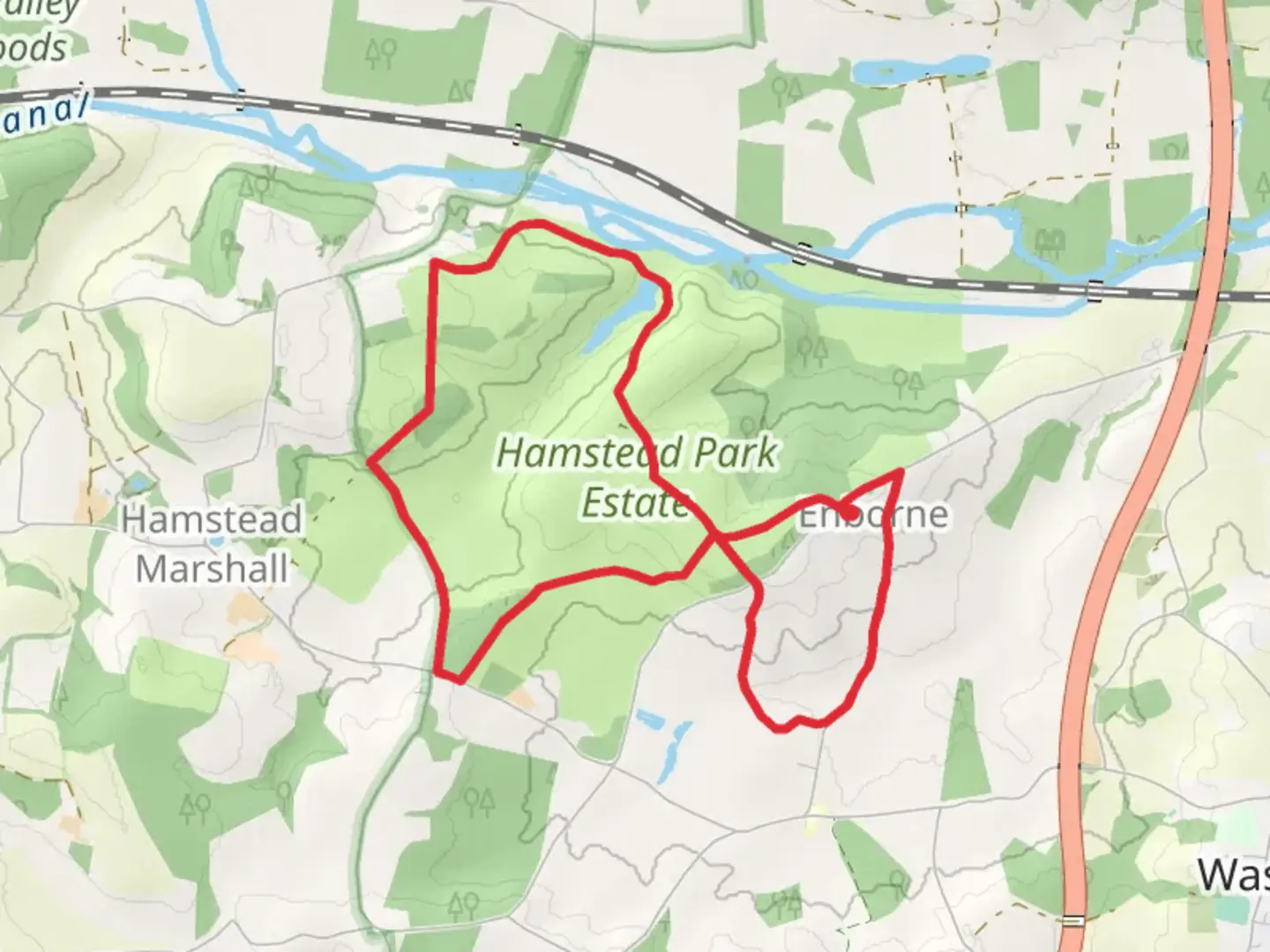 Hampstead Marshall Country Park and Enborne Country Park Loop | West