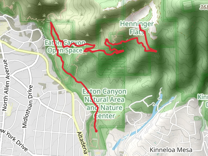Henninger Flats via Eaton Canyon Trail