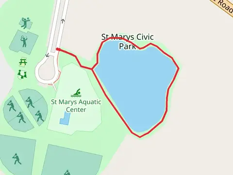 St Marys Civic Park Pond Loop