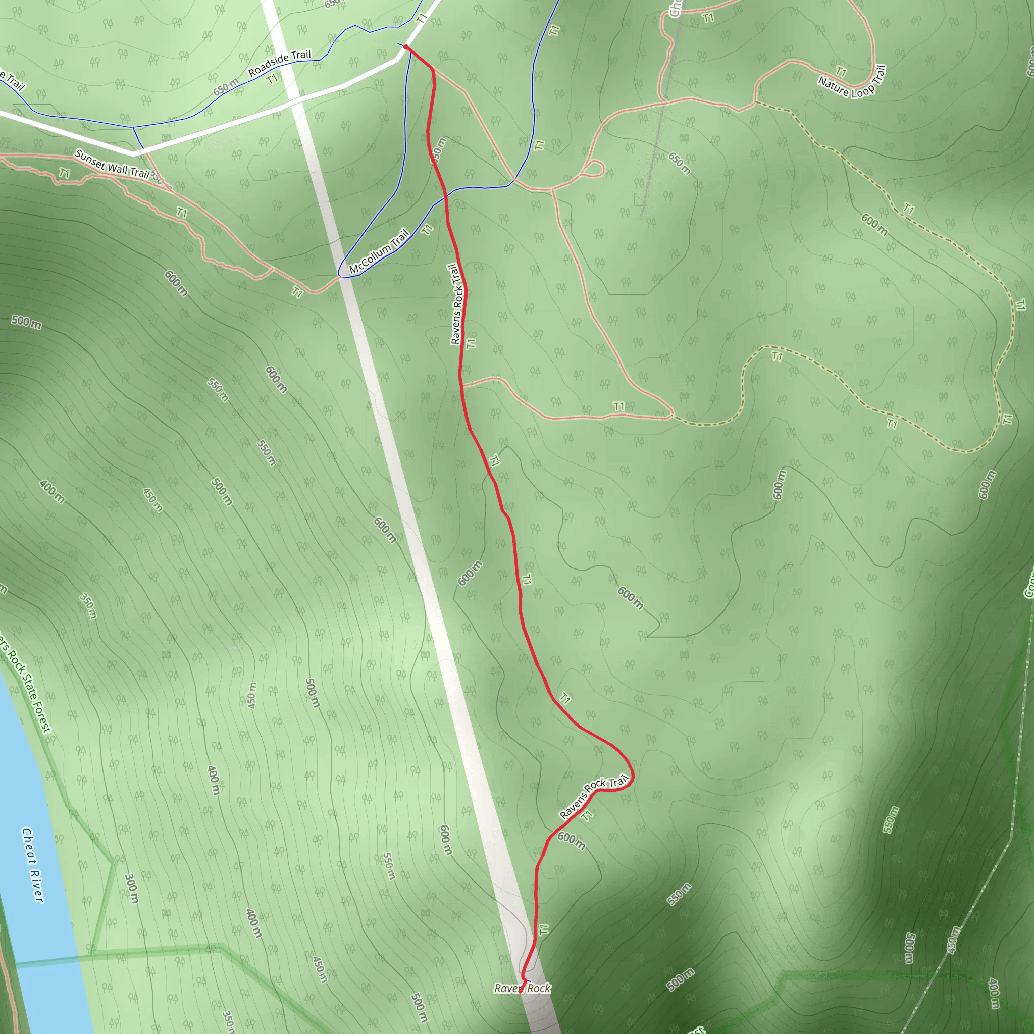 Raven Rock mobile static map