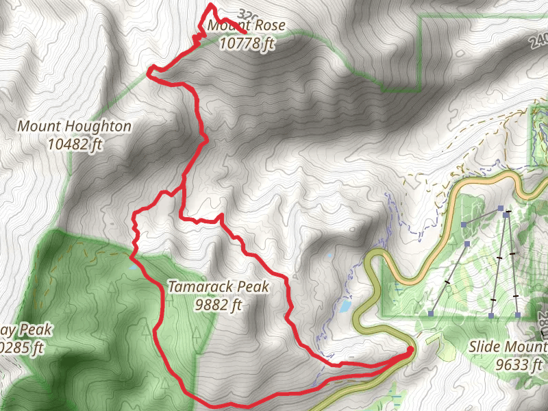 Mount Rose via Tahoe Rim Trail