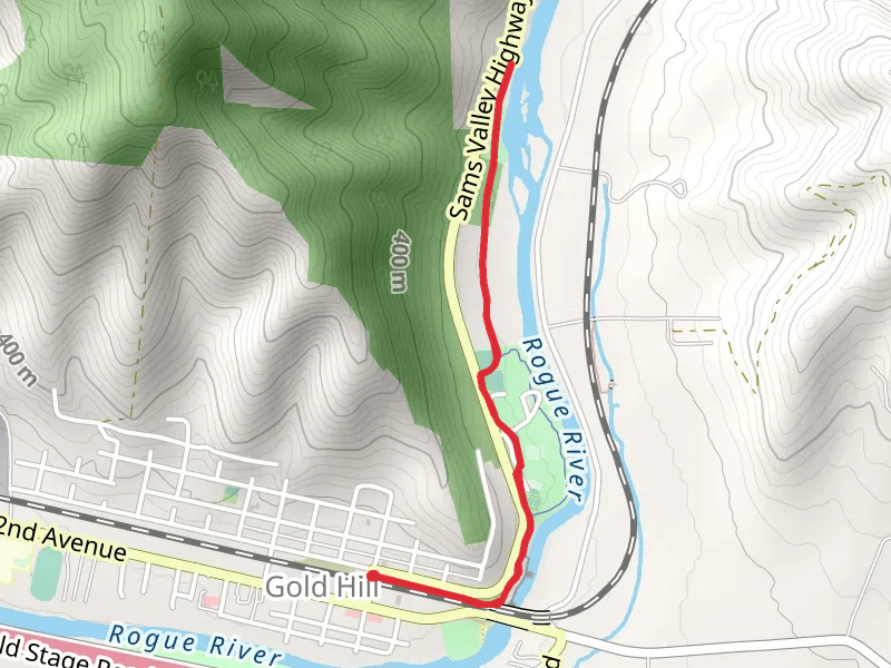 Rogue River Greenway Trail - Gold Hill