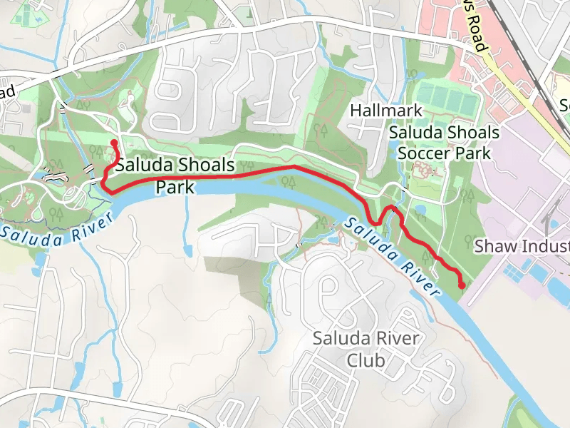Saluda River - Saluda Shoals Park