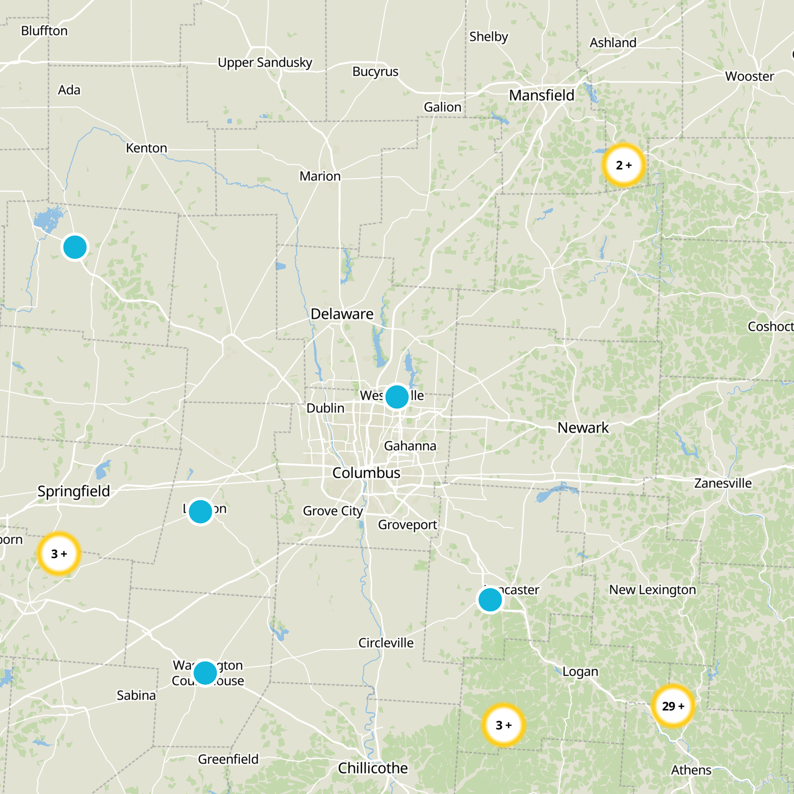 Franklin County Static Map