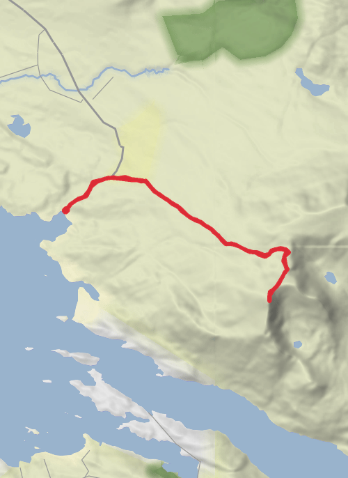 County Mayo Hiking mobile static map