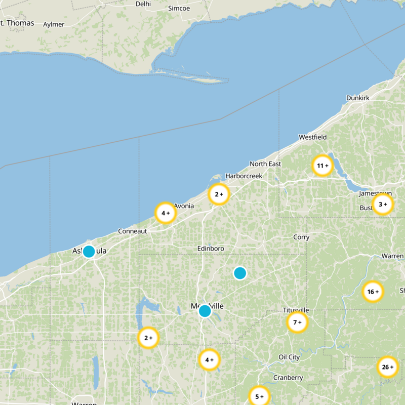 Erie County Static Map