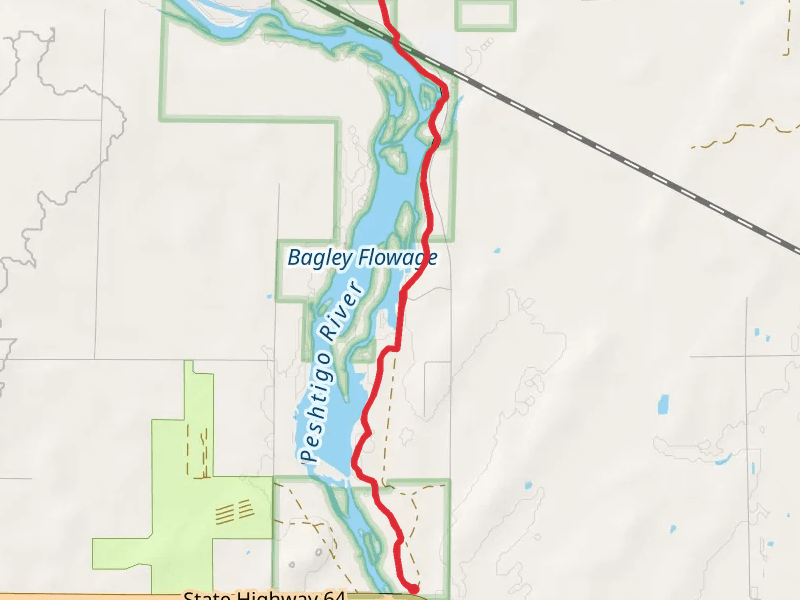 Peshtigo River Out and Back