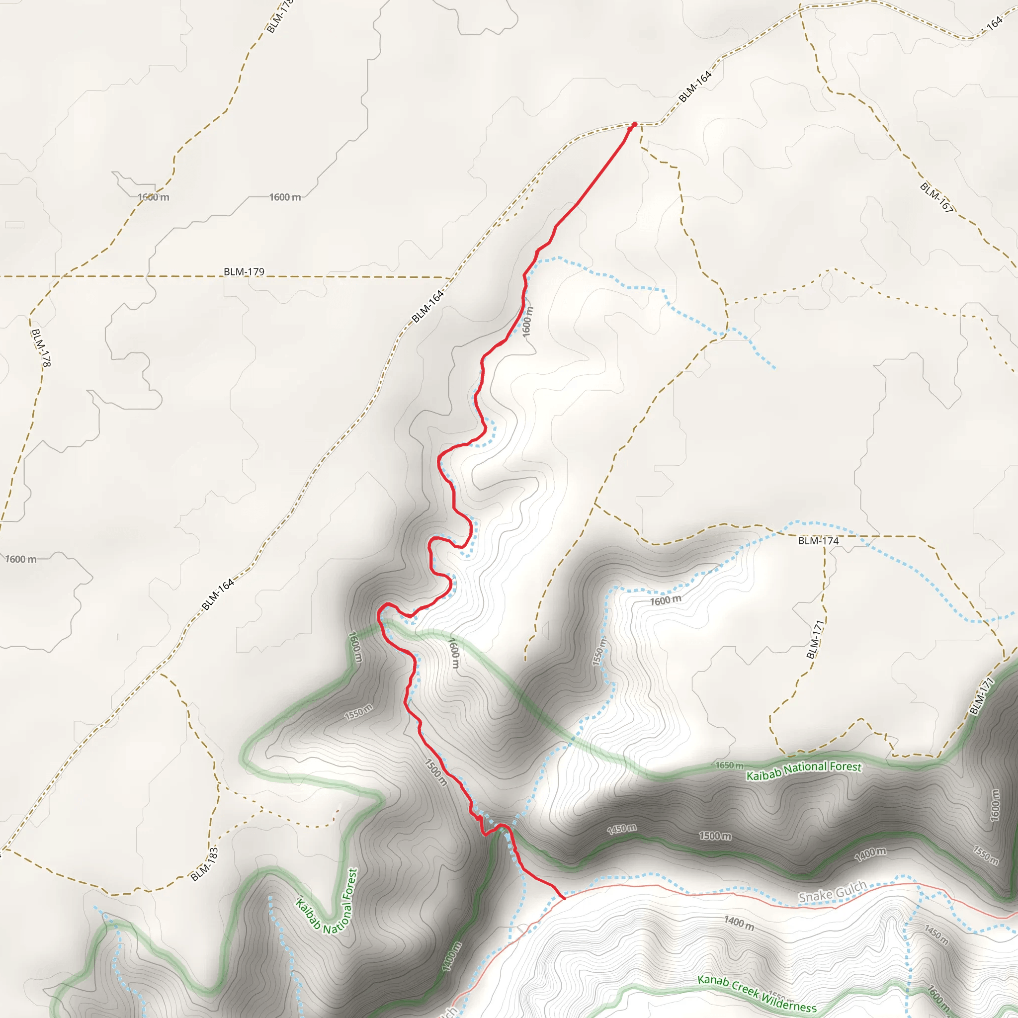 Swapp Trail mobile static map