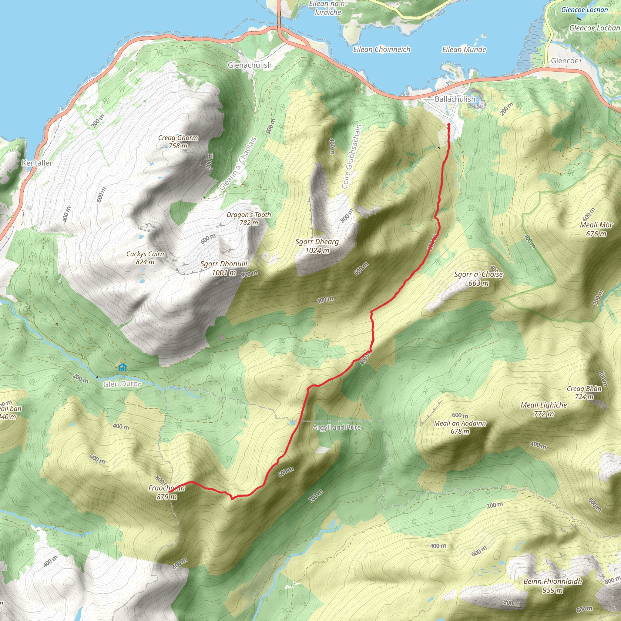 Fraochaidh mobile static map